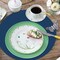 100 Pieces Navy Blue Paper Place Mats Blue Round Disposable Table Mats Decorative Placemats for Wedding Bridal Shower Navy Blue Birthday Party Dining Decor